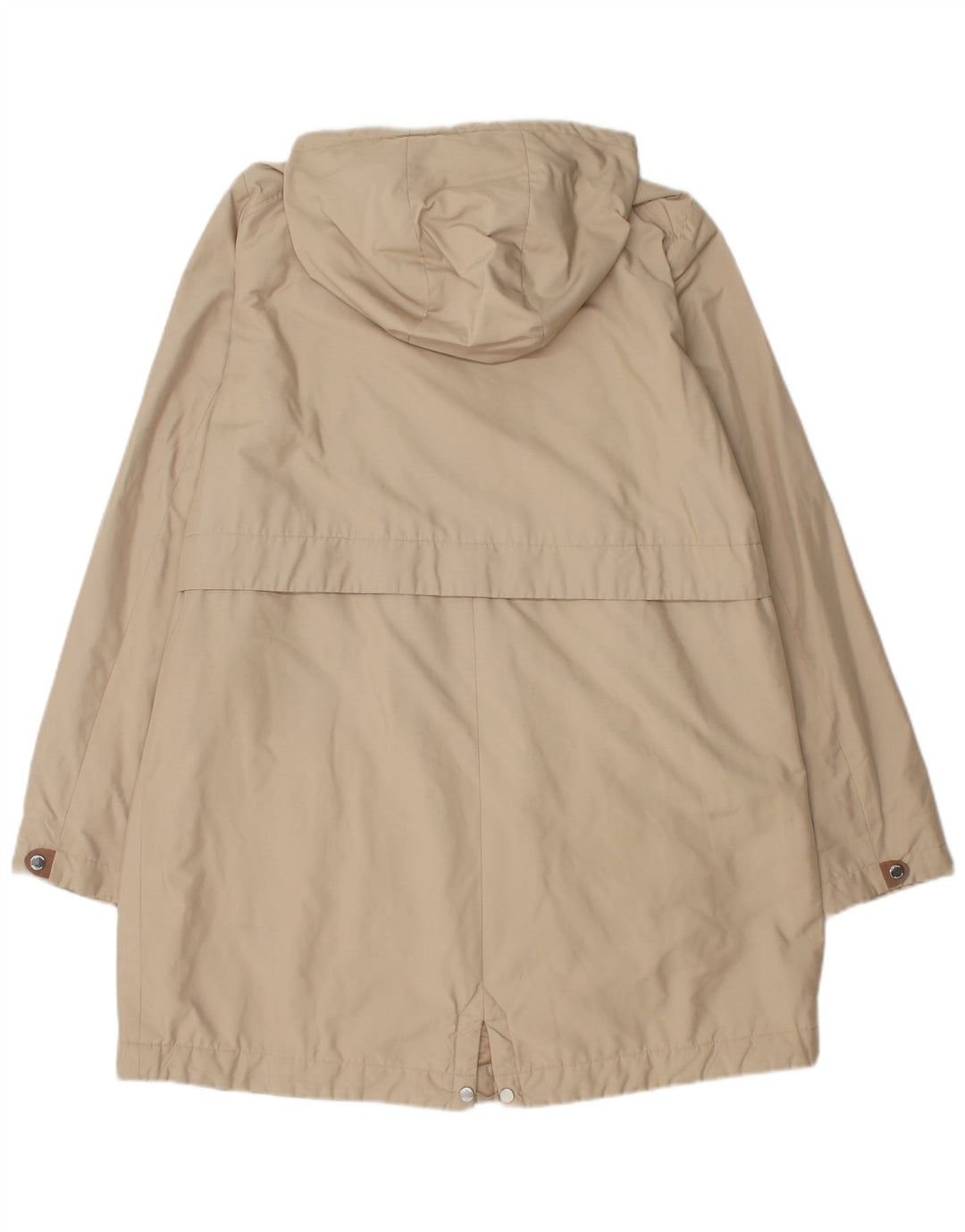 Gerry Weber Manteau imperméable à capuche pour femme UK 14 Large Beige Polyester