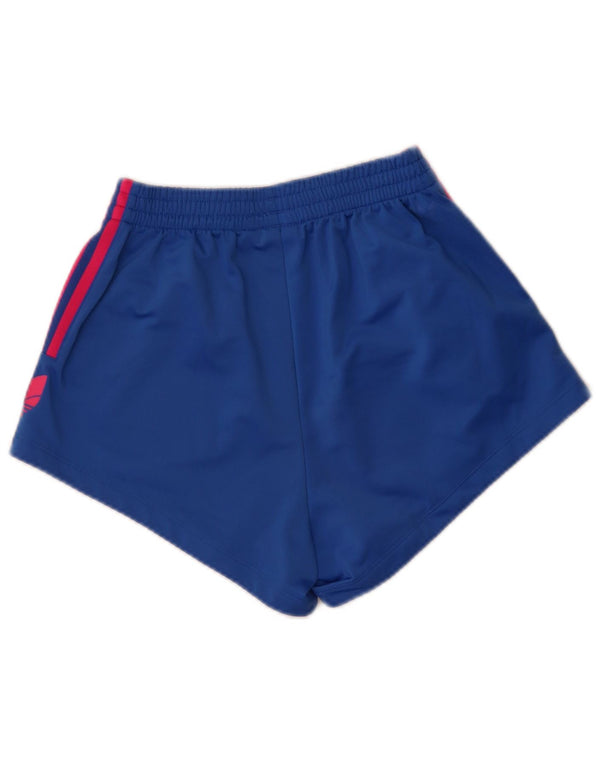 Adidas Short de sport graphique coupe ample pour femme UK 8 XS Bleu sport