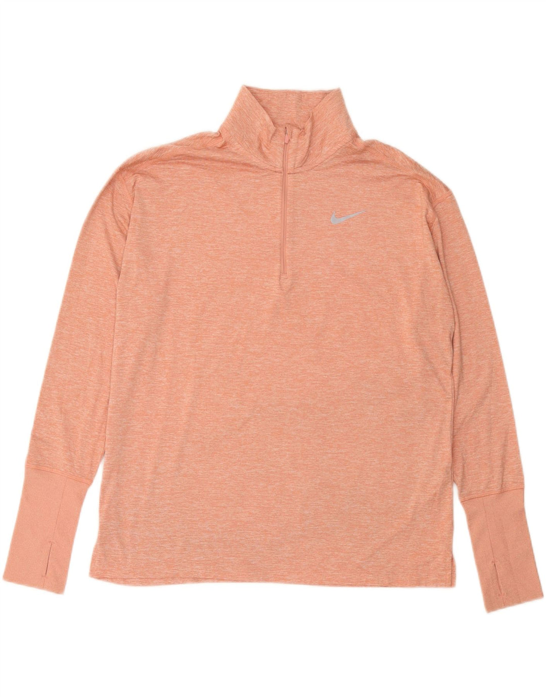 NIKE Haut de survêtement Dri Fit pour femme UK 16 Large Rose Moucheté