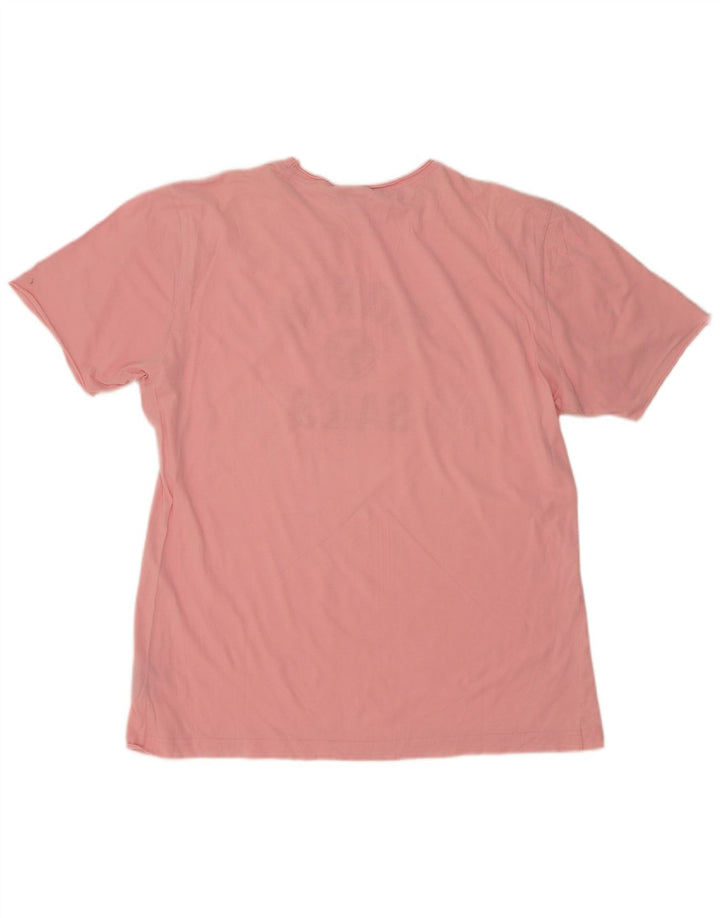 North Sails T-Shirt Graphique Homme Grand Rose Coton