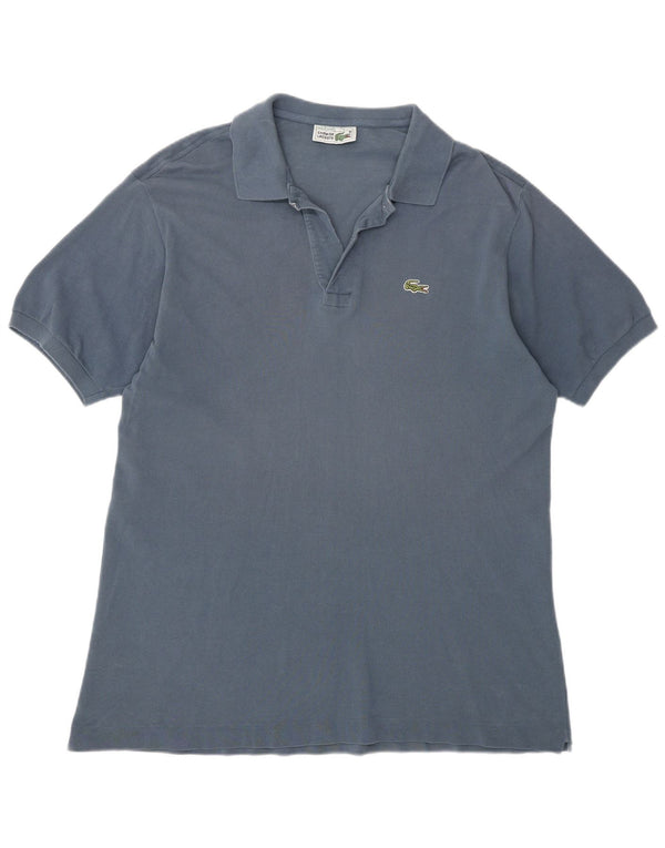 Lacoste Polo Homme Taille 7 2XL Gris Coton
