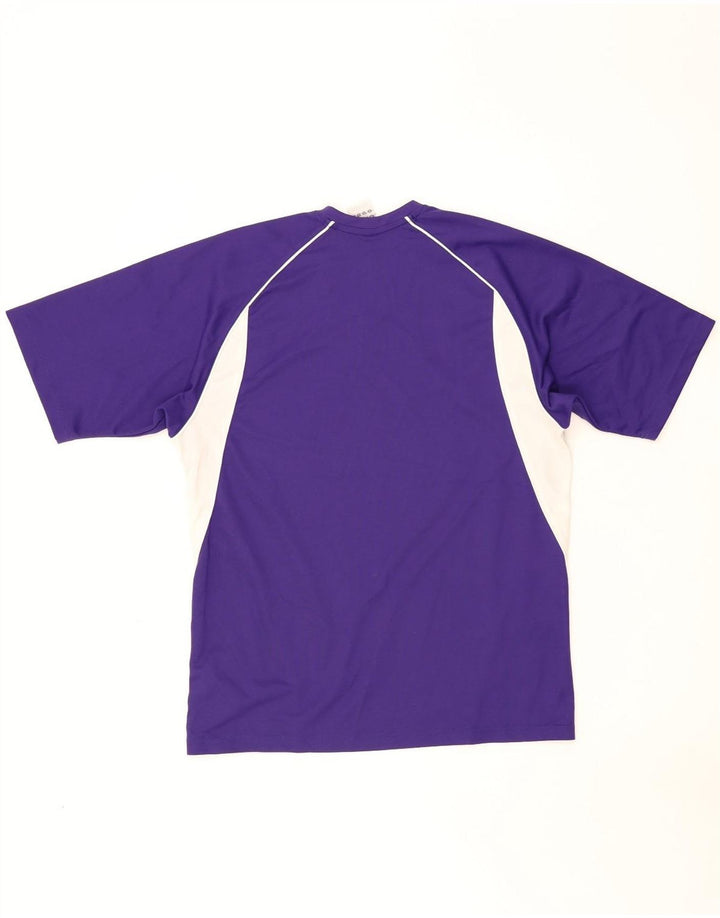 Adidas T-Shirt Homme Haut Petit Violet Colorblock Polyester