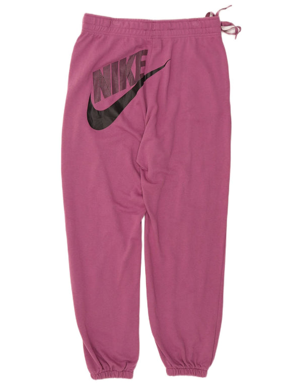 NIKE Pantalon de survêtement pour femme Joggers UK 16 Large Violet Coton