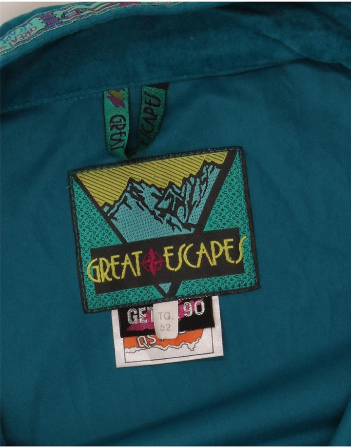 Great Escapes Veste de survêtement pour homme IT 52 Large Turquoise