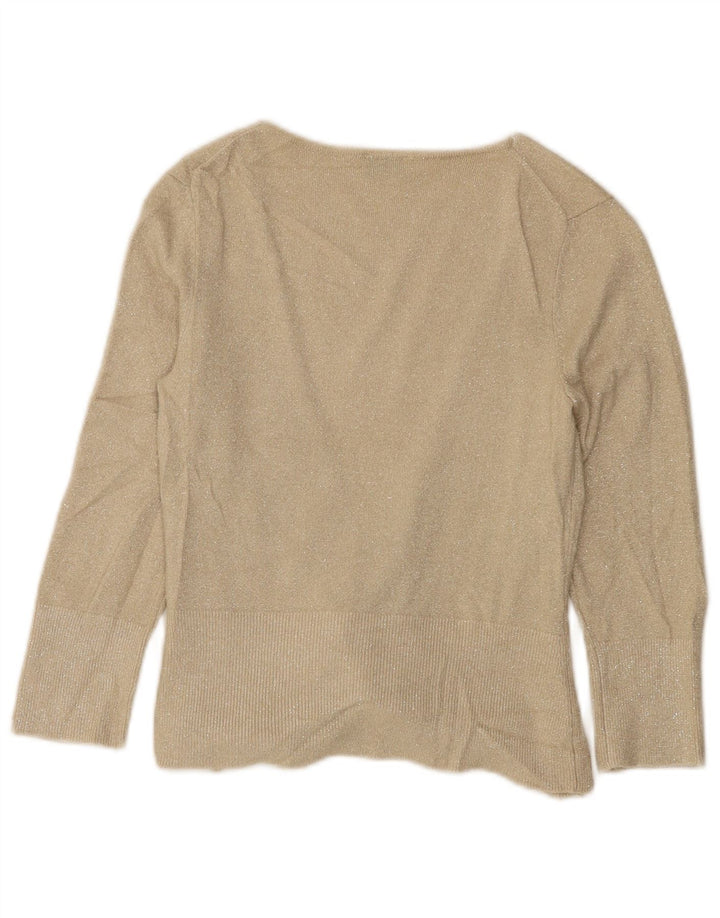 Oasis Cardigan ouvert pour femme UK 10 Small Beige Viscose
