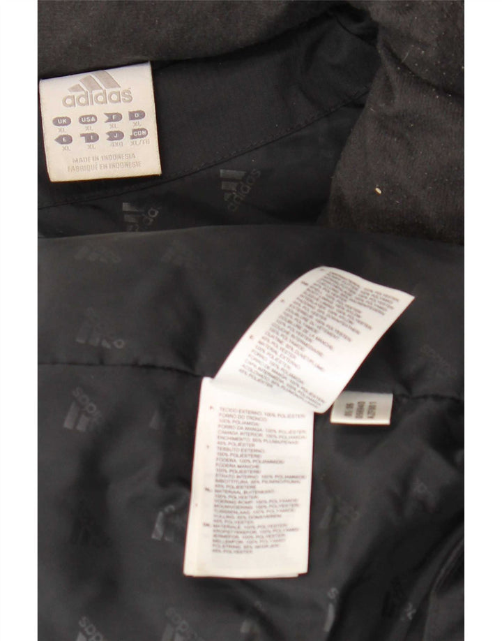 Adidas Veste rembourrée pour homme UK 42 XL Noir Polyester