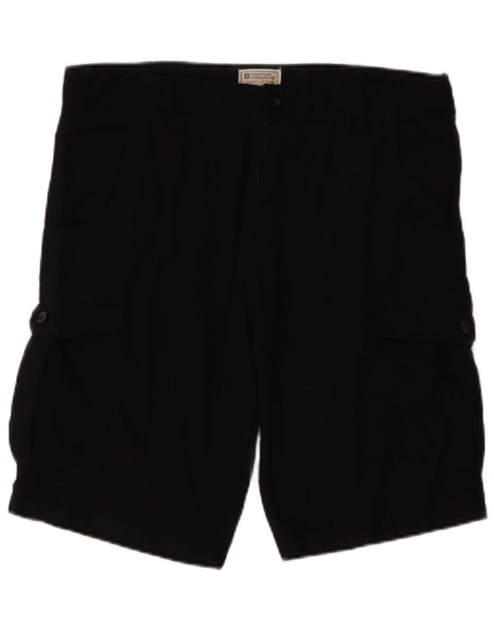 Mountain Warehouse Short cargo pour homme W34 en coton noir Taille L