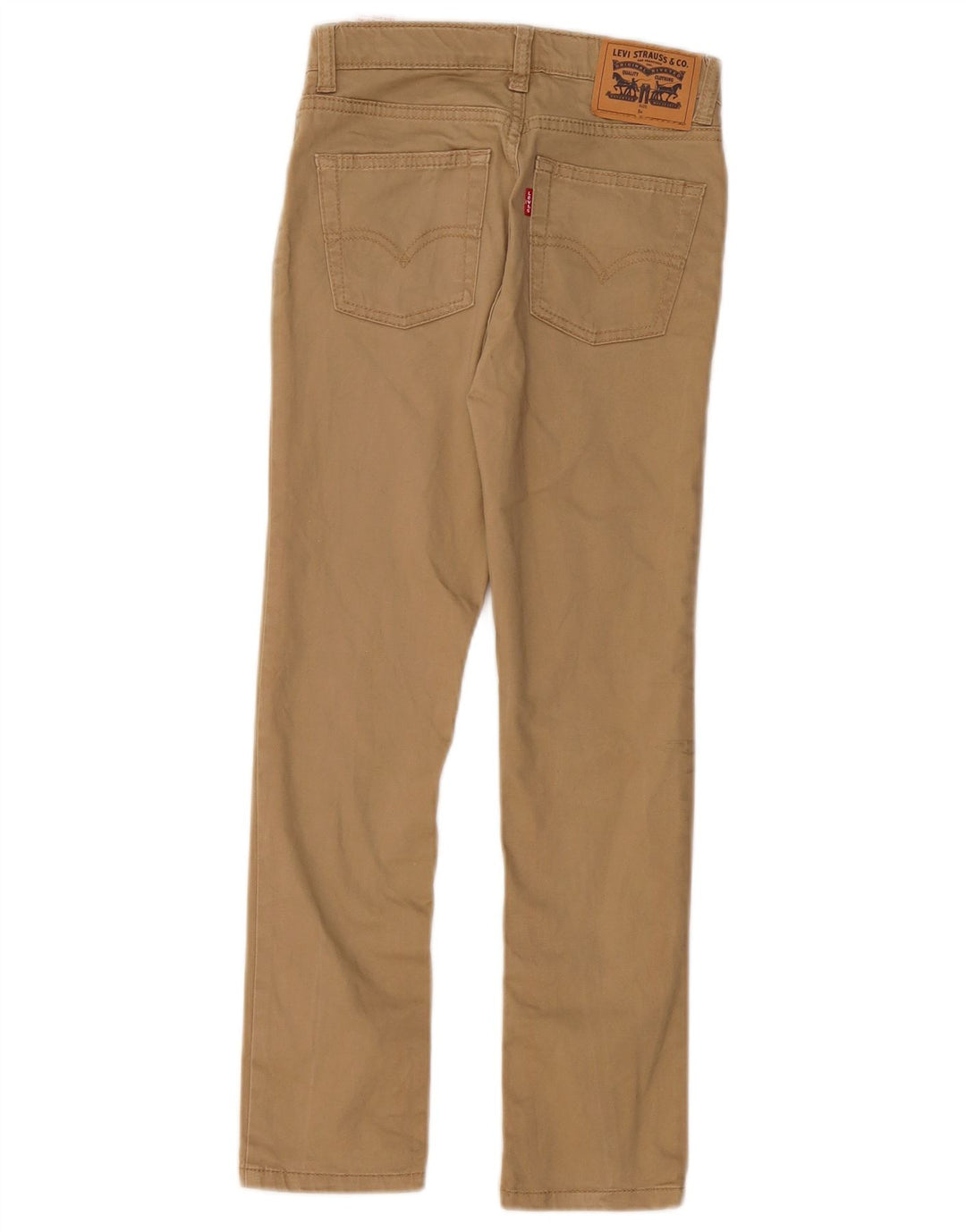 LEVI'S Pantalon décontracté skinny 510 pour garçon 7-8 ans W24 L23 Coton beige