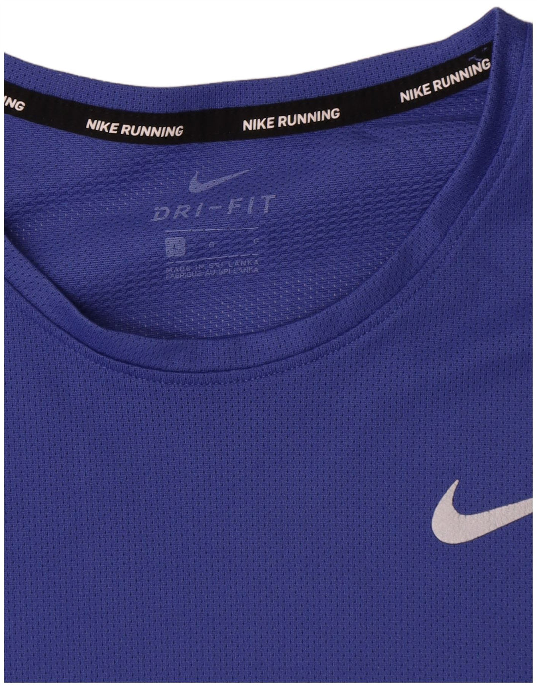Nike Hommes Dri Fit T-Shirt Haut Grand Bleu Polyester