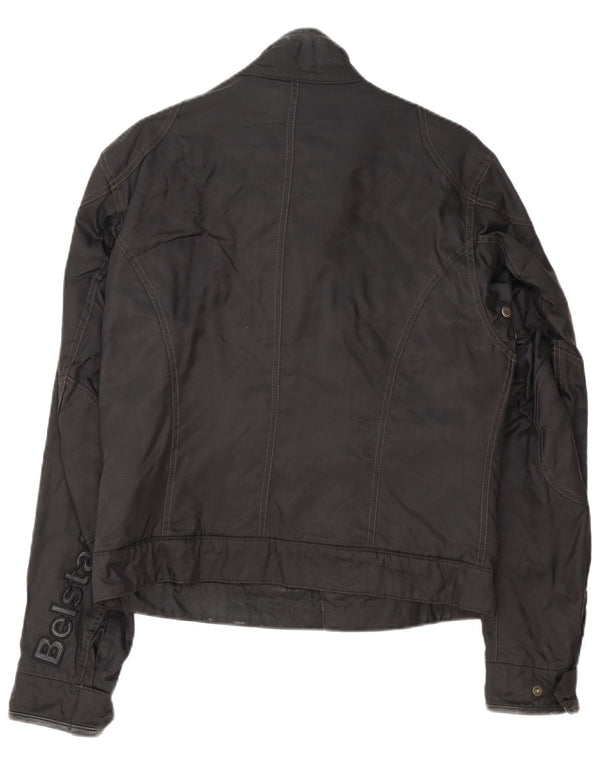 Belstaff Veste Graphic Racer pour homme UK 38 Medium Noir Nylon