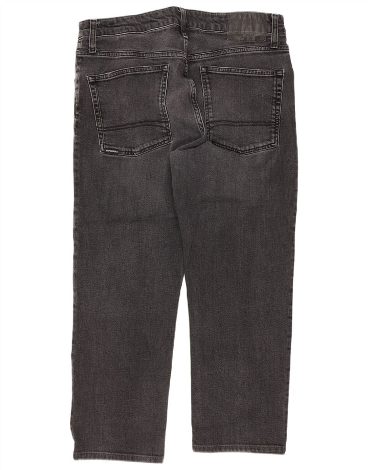 Superdry Jean Court W34 L24 Homme Coton Noir