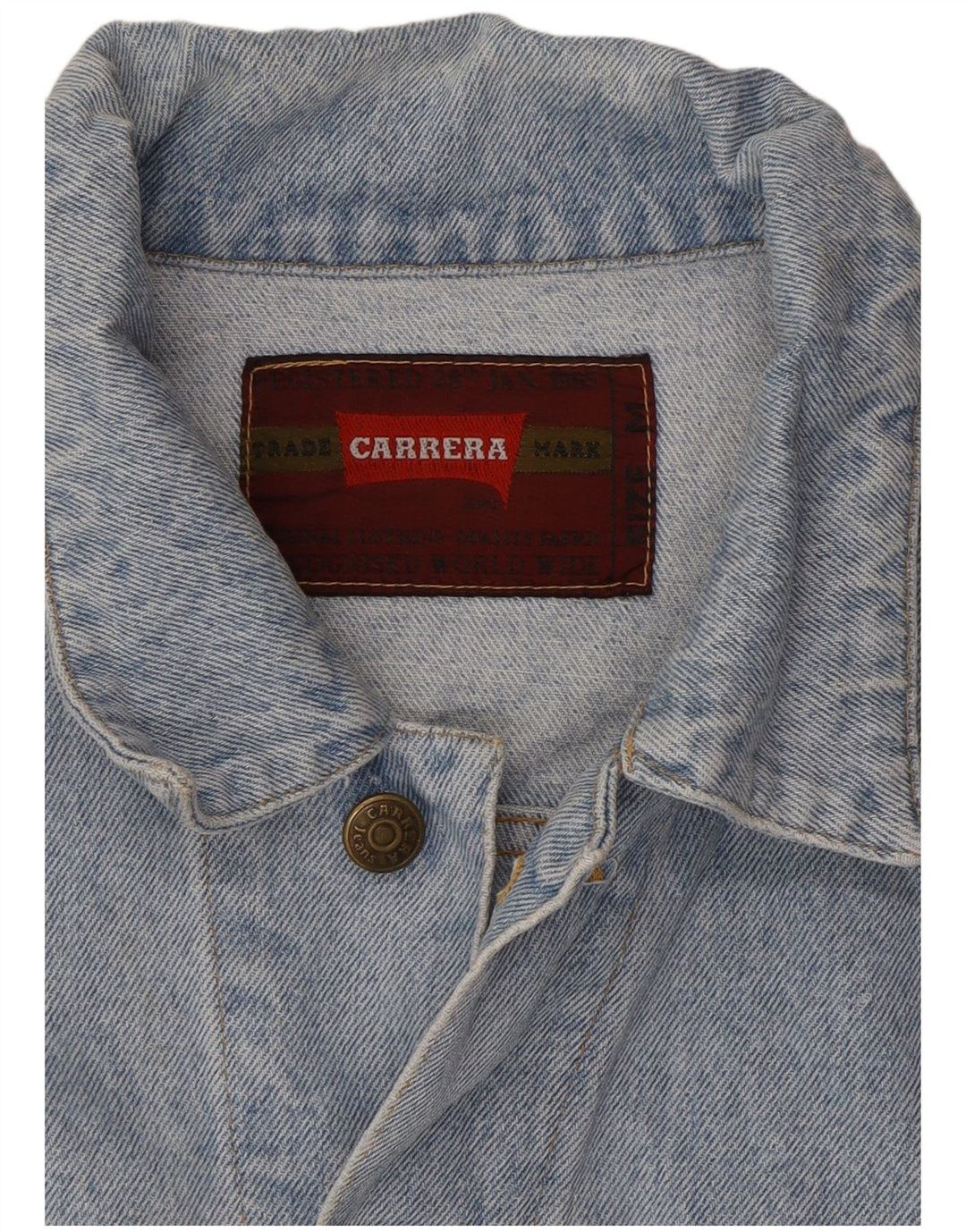 Carrera Veste en jean pour homme UK 38 Bleu moyen