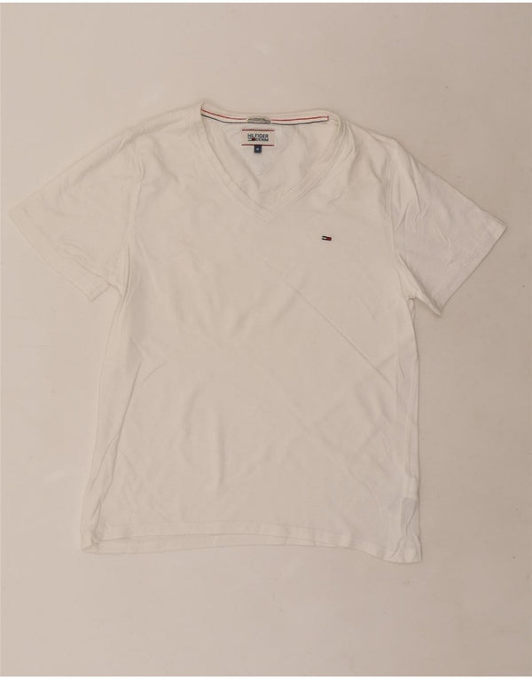 Tommy Hilfiger T-Shirt Homme Blanc Moyen Coton