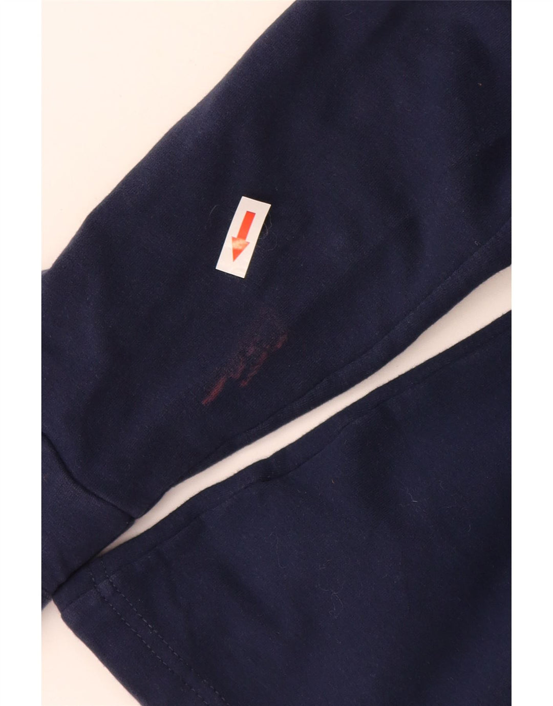 ADIDAS Veste de survêtement pour femme UK 12 Bleu marine moyen en coton