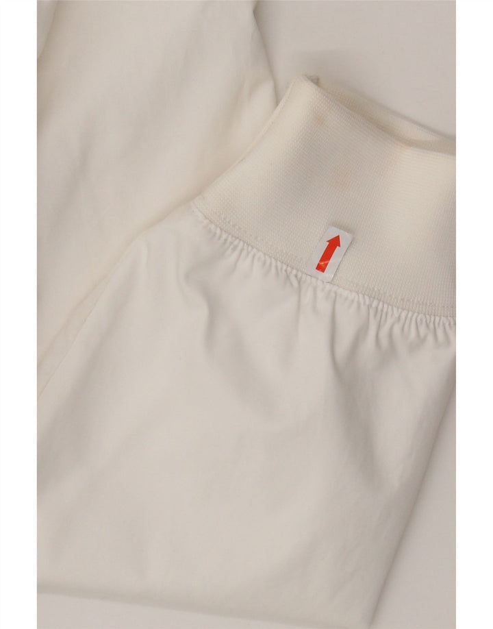 Nike Veste bomber à capuche pour homme UK 36 Petit Blanc Colorblock Polyester