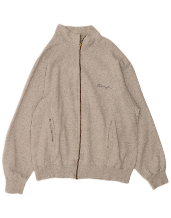 CHAMPION Veste de Survêtement Homme Gris Moyen Coton
