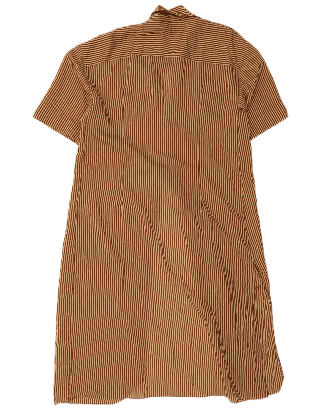 Zara Robe surdimensionnée pour femme UK 10 Petites rayures marron
