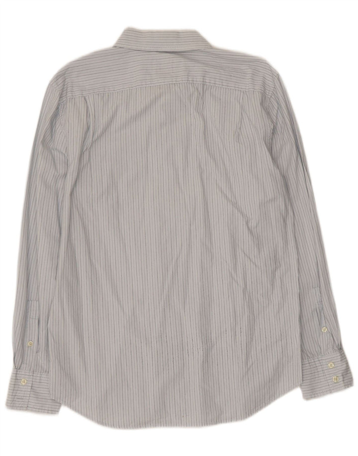 Chemise Homme Gap Bleu Moyen En Coton À Fines Rayures