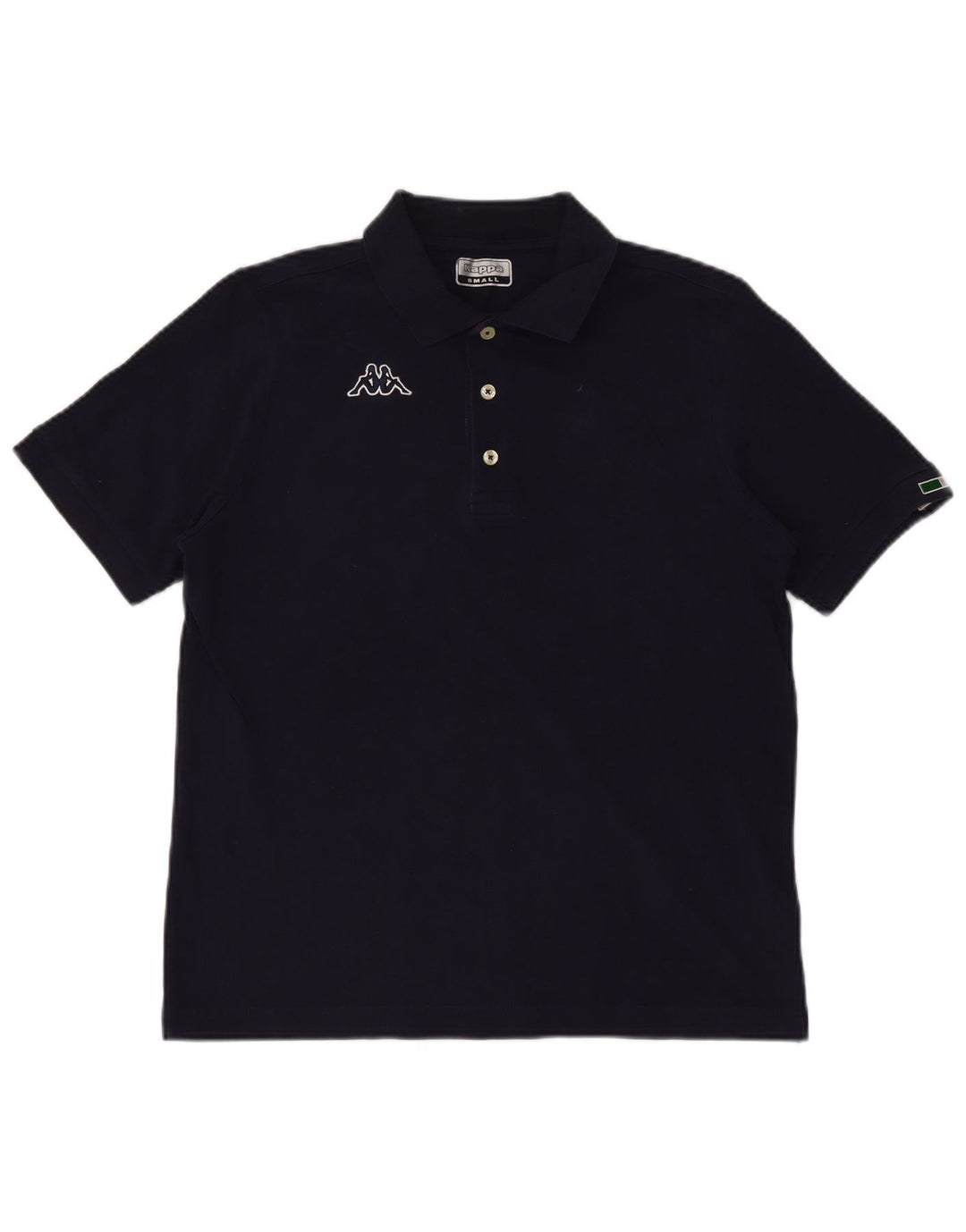 Kappa Polo Homme Petit Bleu Marine Coton