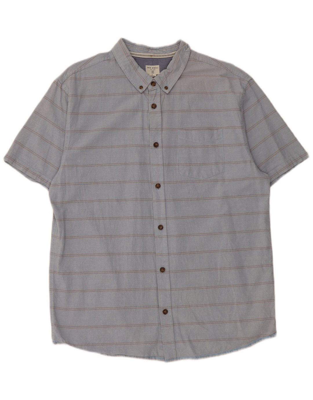 O'Neill Chemise à manches courtes pour homme XL Bleu rayé