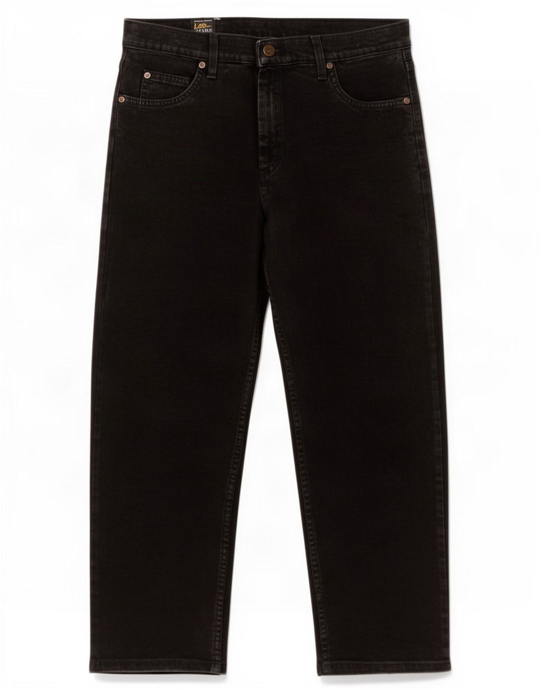 Lee Jean Droit Brooklyn W33 L28 Homme Noir Coton