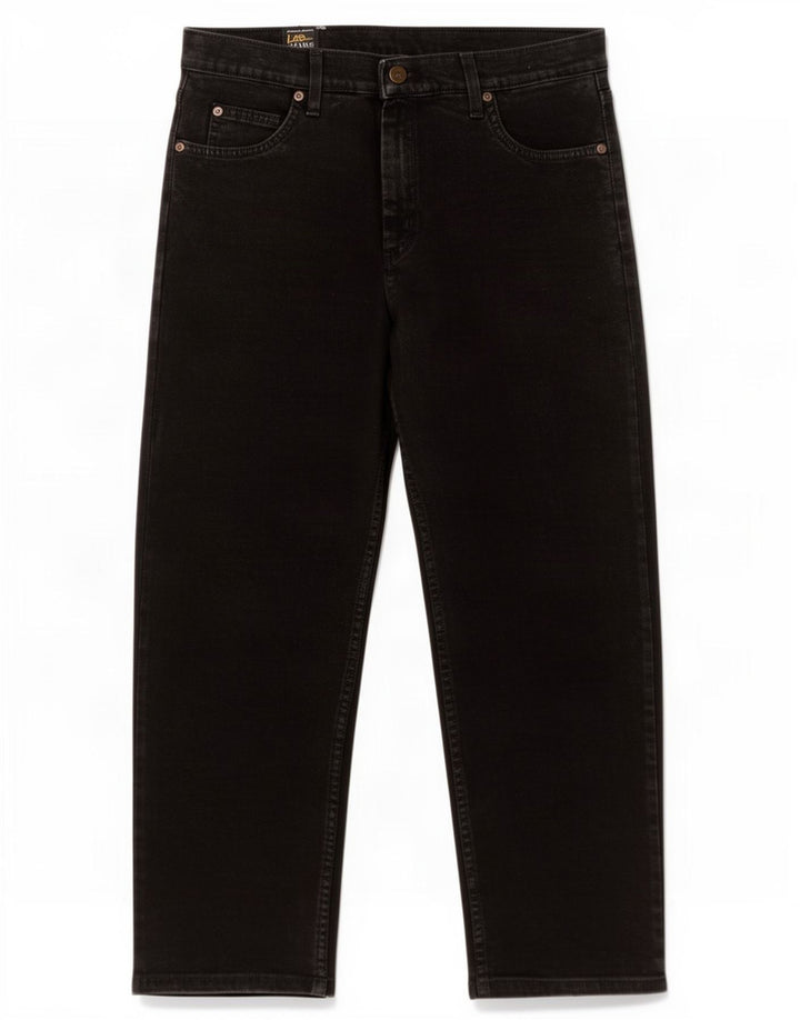Lee Jean Droit Brooklyn W33 L28 Homme Noir Coton