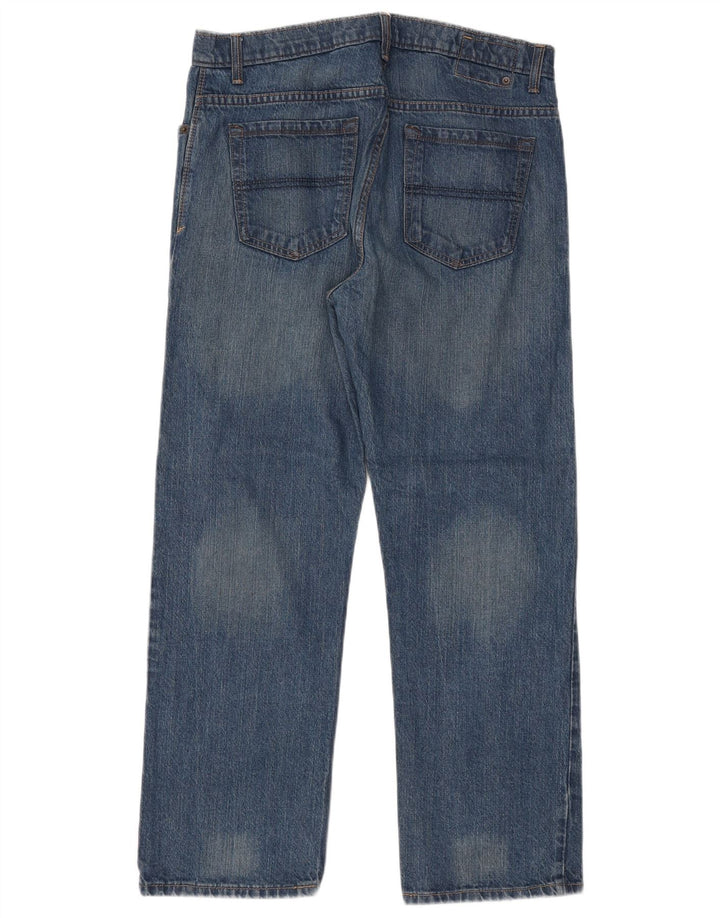 Marks & Spencer Jean droit homme W34 L29 bleu coton