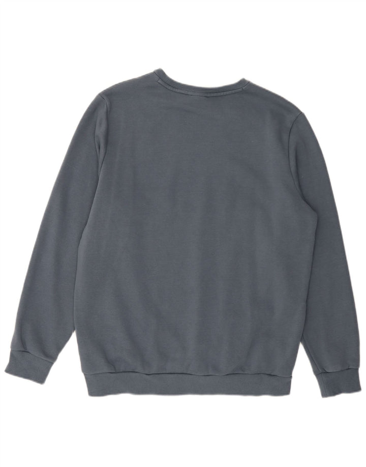 PUMA Sweat-shirt pour homme en coton bleu marine Taille L