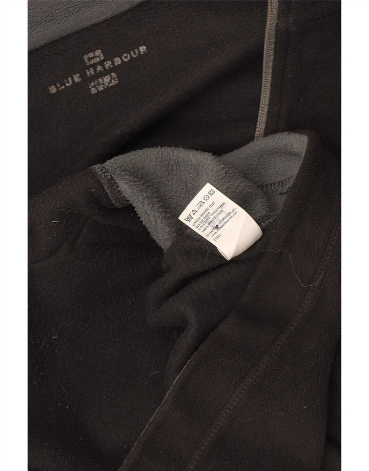 Marks & Spencer Veste polaire Blue Harbor pour homme UK 38 Medium Noir