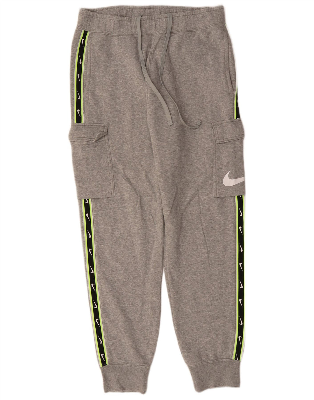 NIKE Pantalon de survêtement cargo graphique pour homme en coton color block gris moyen