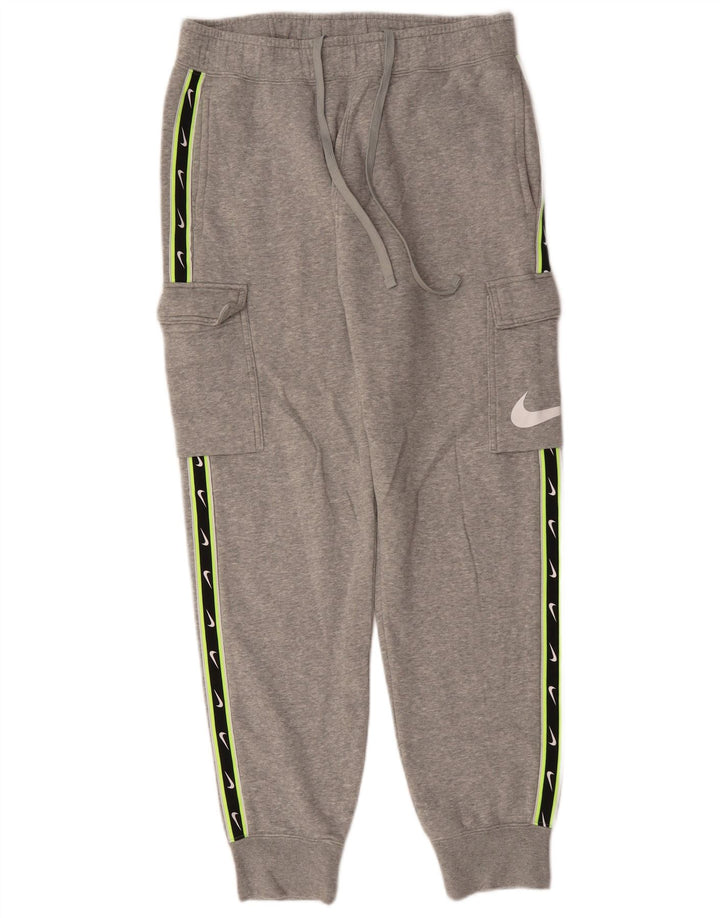 NIKE Pantalon de survêtement cargo graphique pour homme en coton color block gris moyen