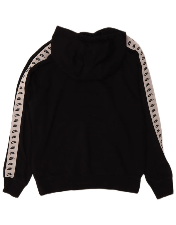 Nike Pull à capuche graphique pour homme en coton color block Noir Taille S