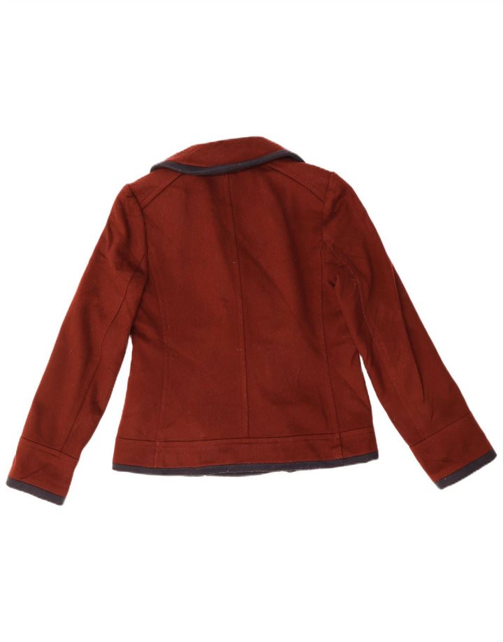 J. Crew Caban surdimensionné pour femme US 2 XS en laine marron
