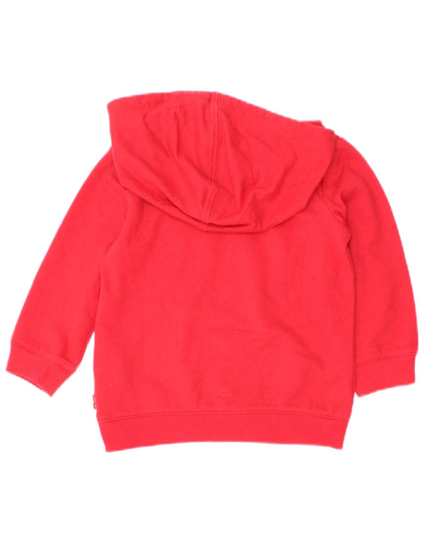 Levi's Pull à capuche graphique pour bébé fille 6-9 mois Rouge Coton