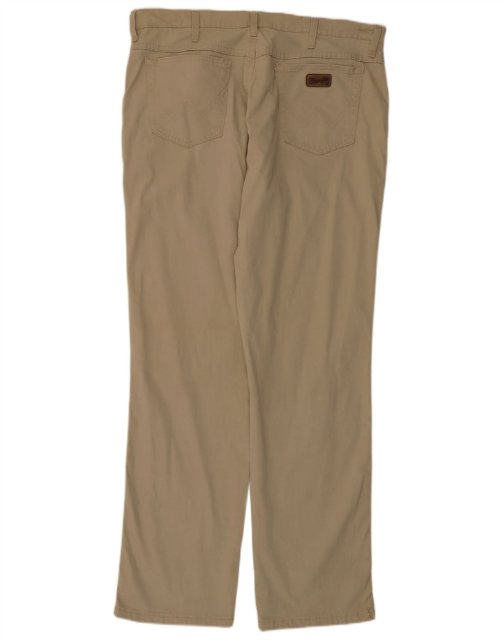 WRANGLER Pantalon décontracté droit pour homme W38 L33 Beige