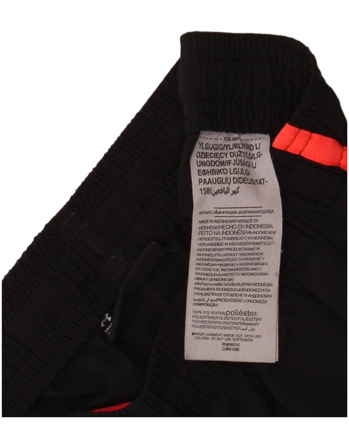 Under Armour Short de Sport Graphique Garçon 11-12 Ans Grand Noir Polyester