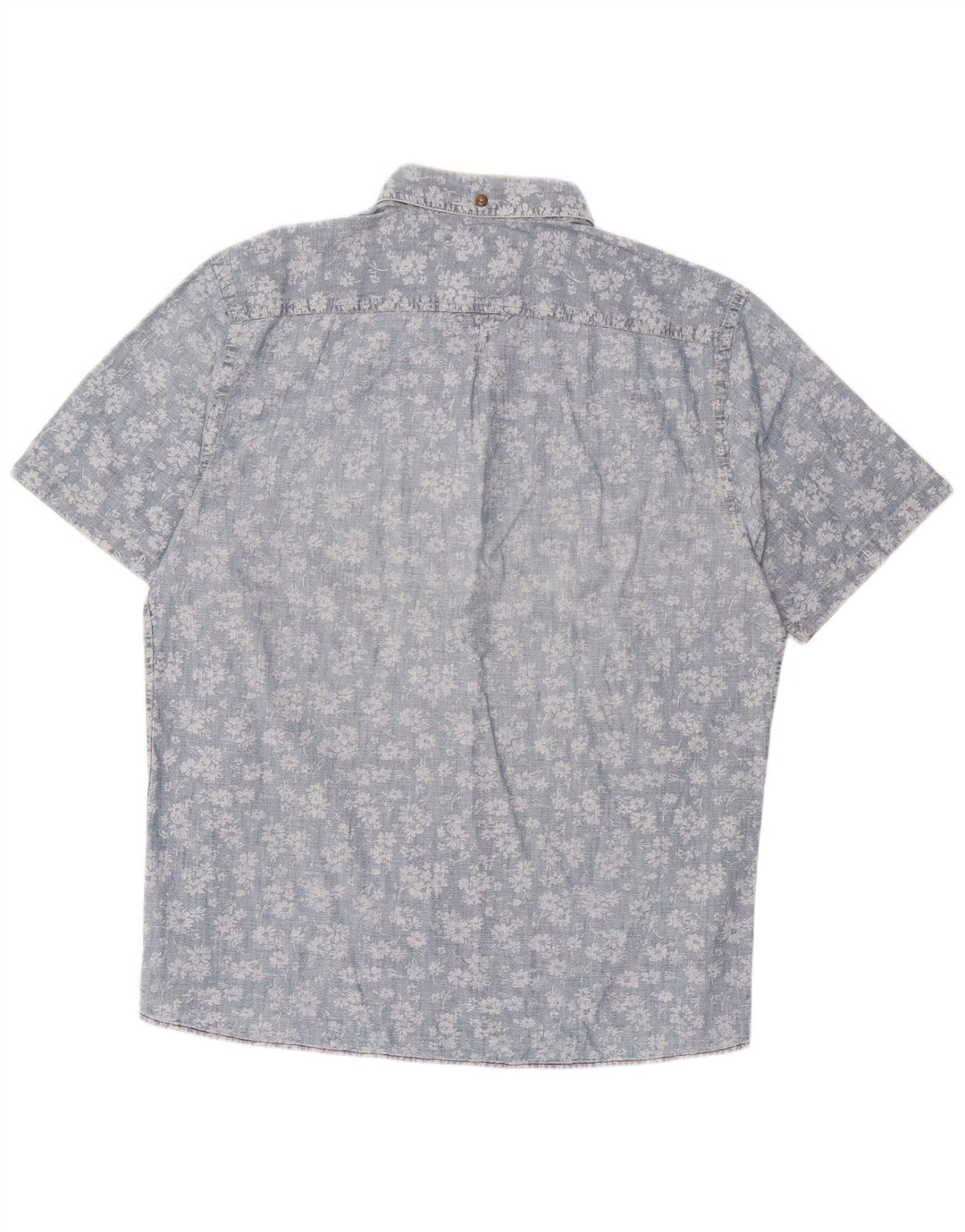 Marlboro Classics Chemise pull à manches courtes pour homme Coupe ajustée 2XL Bleu floral