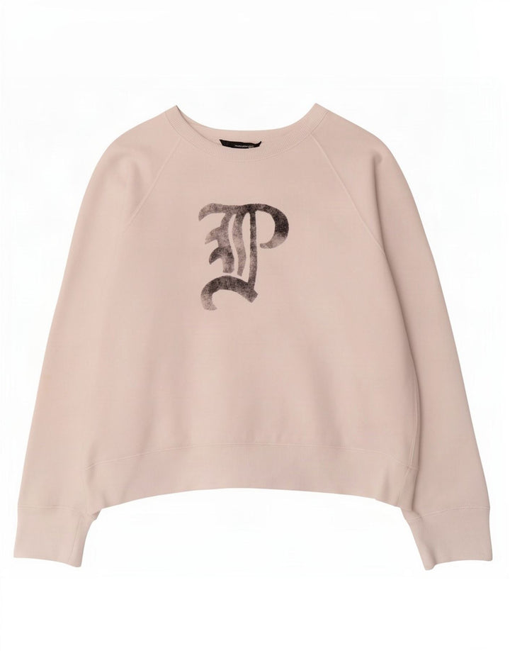 Polo Ralph Lauren Sweat-shirt graphique pour femme UK 14 Blanc moyen
