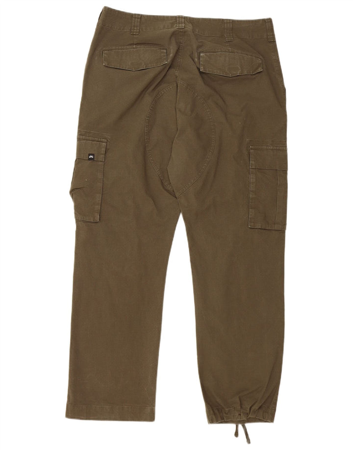 NIKE Pantalon cargo droit femme W34 L27 Kaki Coton