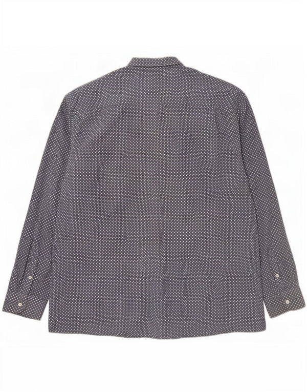 Penguin Chemise Homme 3XL Bleu à Pois Coton