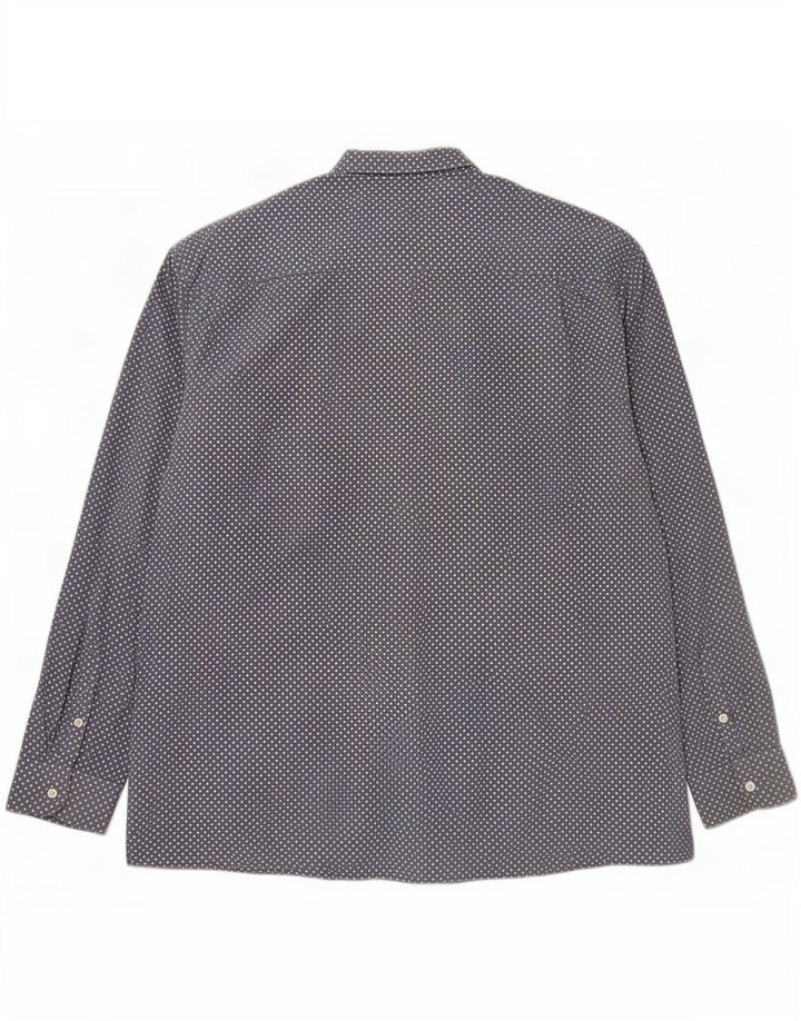 Penguin Chemise Homme 3XL Bleu à Pois Coton
