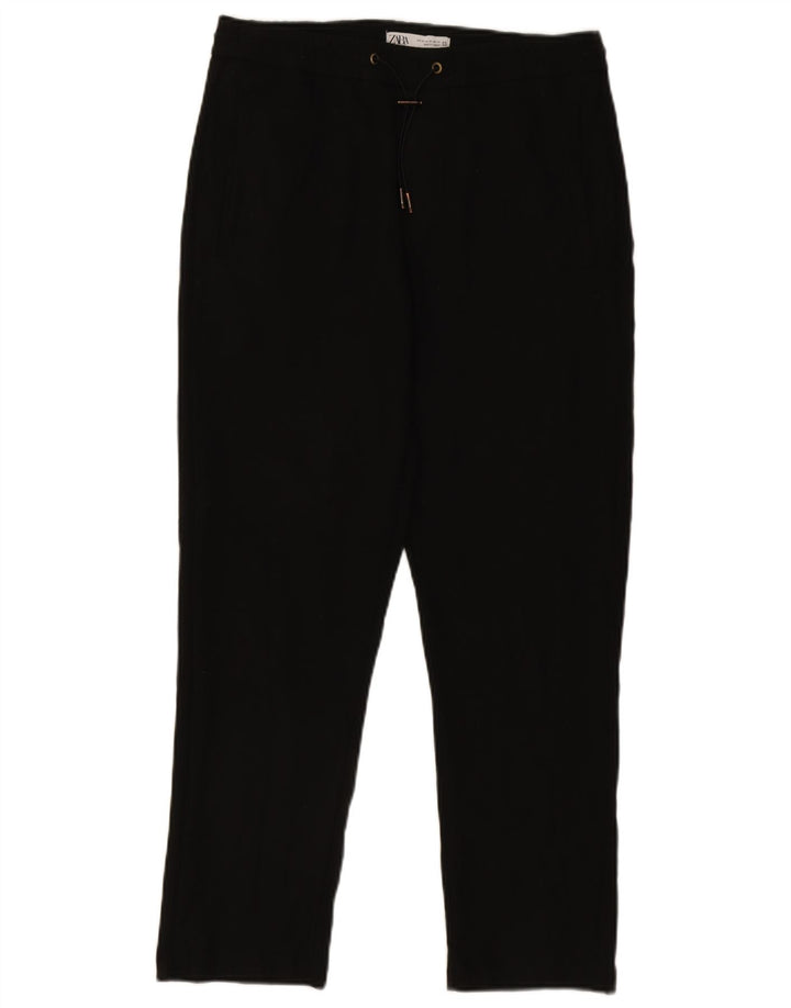 Zara Pantalon Chino Droit Homme Moyen W32 L27 Noir