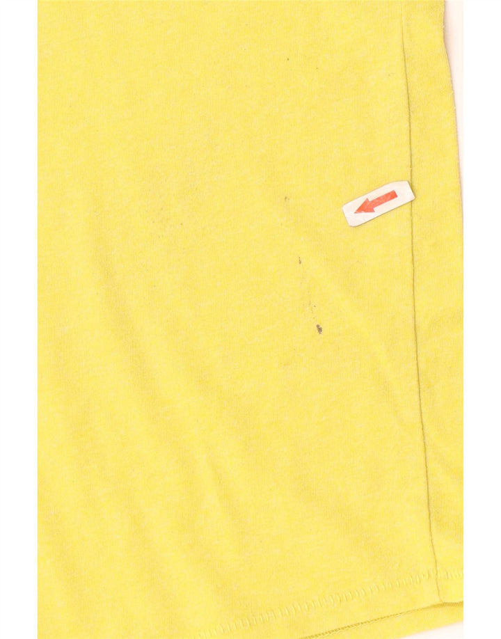 Tommy Hilfiger T-Shirt Homme Jaune Moyen Coton