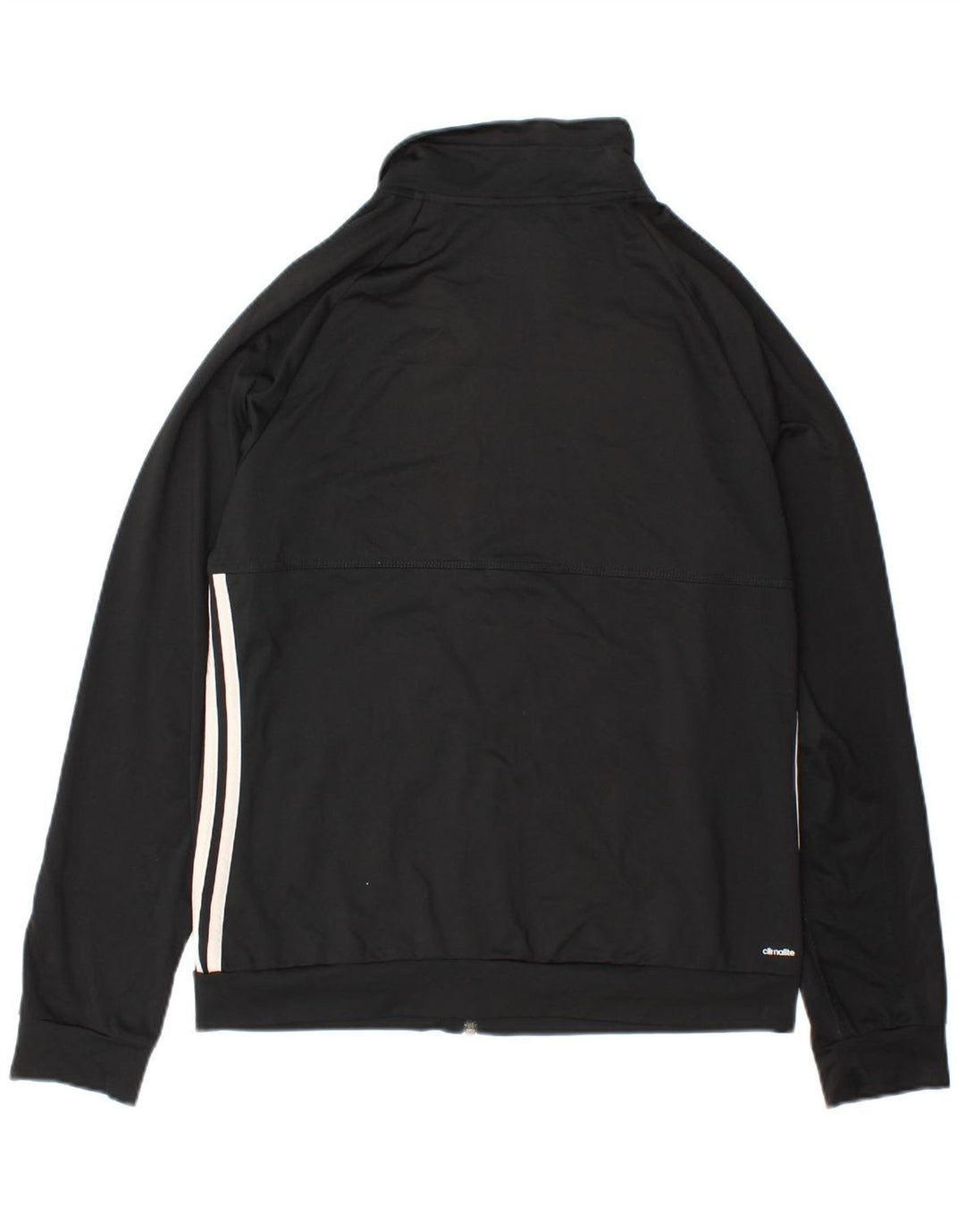 ADIDAS Mens Climalite Tracksuit Top Jacket Medium Black Polyester