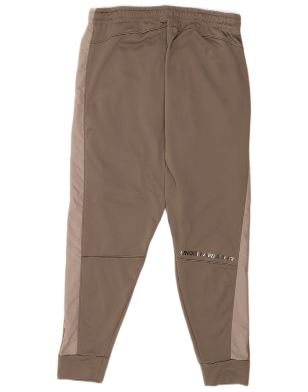 Under Armour Pantalon de Survêtement Graphique Joggers Large Homme Gris Colorblock