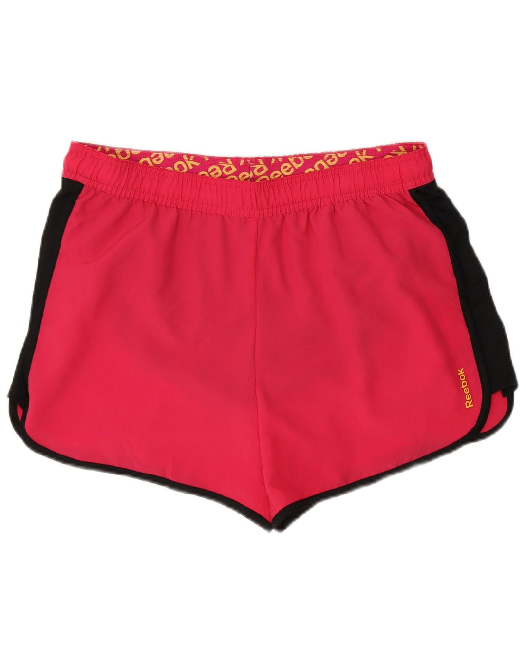 Reebok Short de sport pour femme UK 12/14 Rouge moyen Polyester