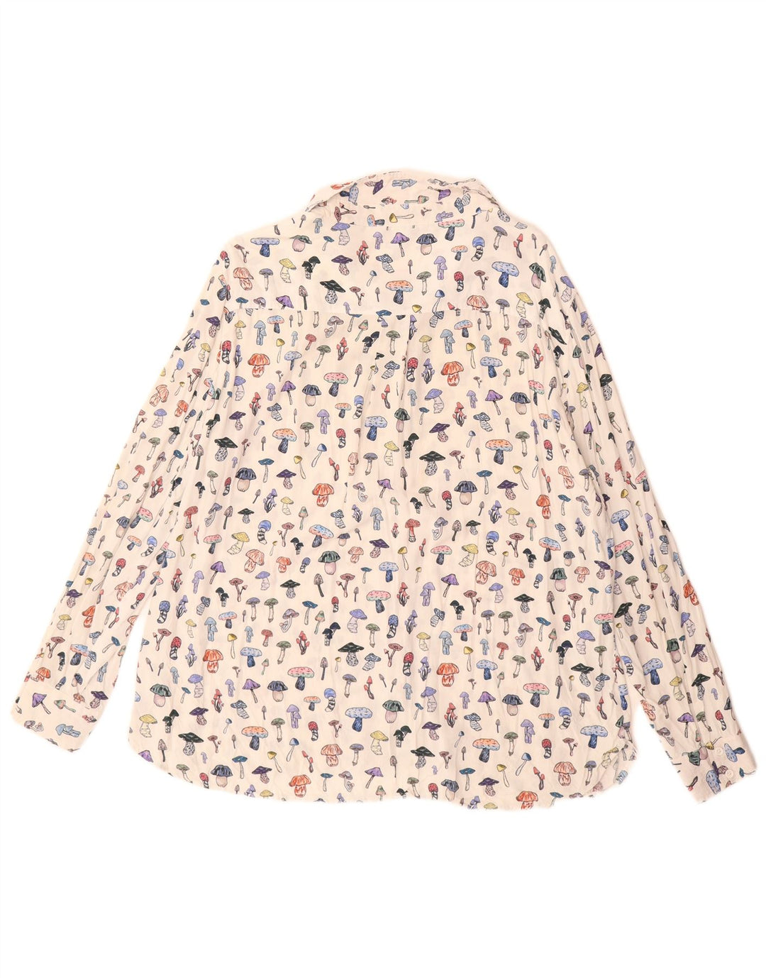 French Connection Chemisier à motif abstrait pour femme UK 14 Large Blanc