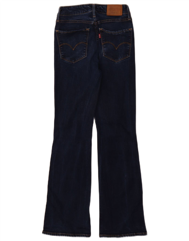 Levi's Jean Bootcut Taille Haute 725 Femme W25 L30 Bleu Marine Lyocell