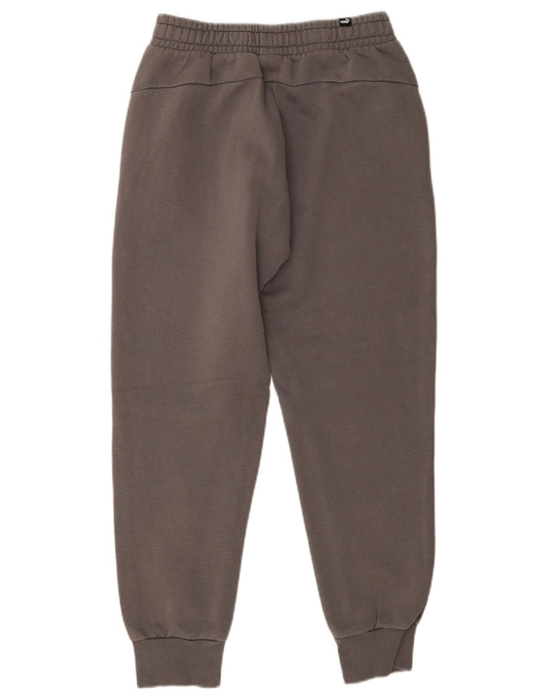 Puma Pantalon de survêtement pour femme Joggers UK 8 Small Gris Coton