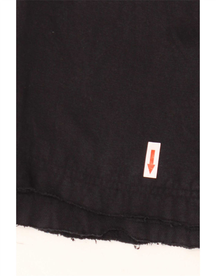 Nike Pantalon de survêtement graphique pour homme Large en coton noir